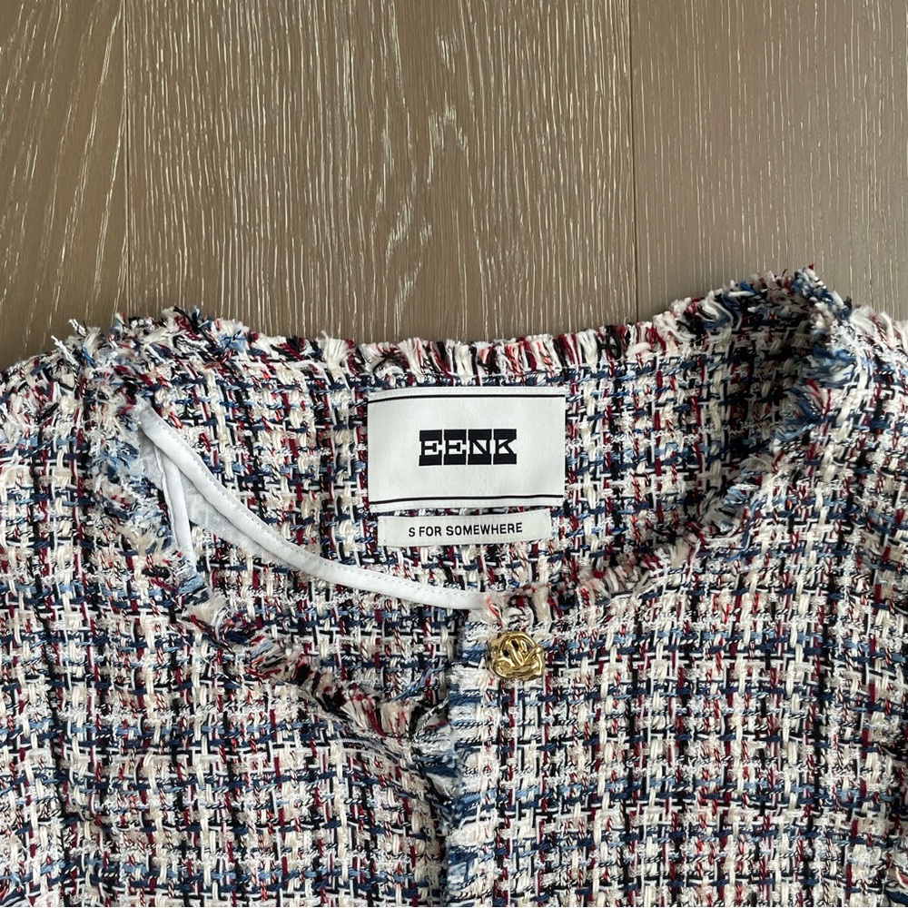 EENK Multi Tweed Button-Front Jacket - Picture 8 of 9